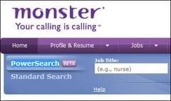 Monster resume database access