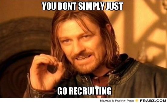 Image result for recruiters meme